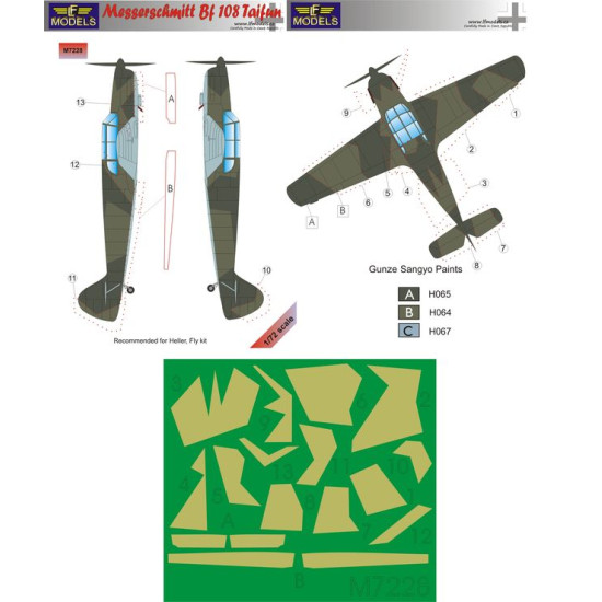 LF Models M7228 1/72 Messerschmitt Bf 108 Taifun