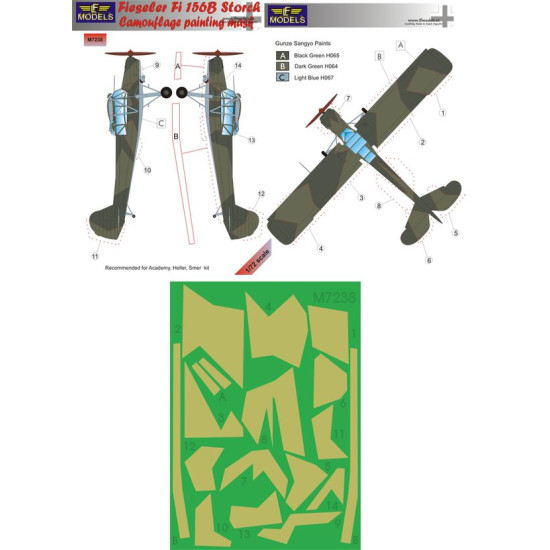 LF Models M7238 1/72 Fieseler Fi 156B Storch