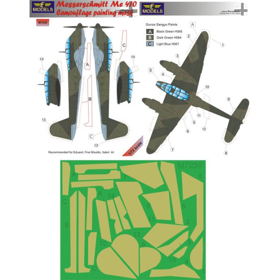 LF Models M7239 1/72 Messerschmitt Me 410