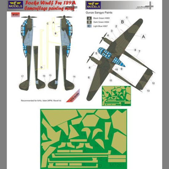 LF Models M7251 1/72 Focke Wulf Fw 189A