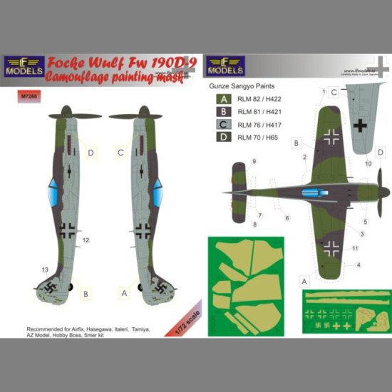 LF Models M7260 1/72 Focke Wulf Fw 190D-9