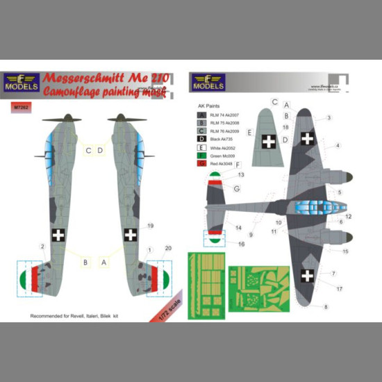 LF Models M7262 1/72 Messerschmitt Me 210