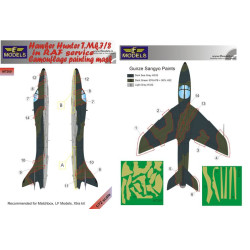 LF Models M7269 1/72 Hawker Hunter T.Mk.7/8 in RAF service Camouflage Painting Mask LF Models M7269 1/72 Hawker Hunter T.Mk.7/8 in RAF service Camouflage Painting Mask