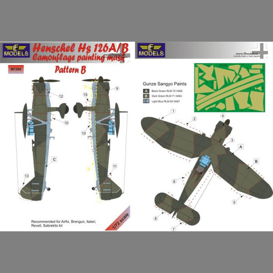 LF Models M7295 1/72 Henschel Hs 126A/B Pattern B
