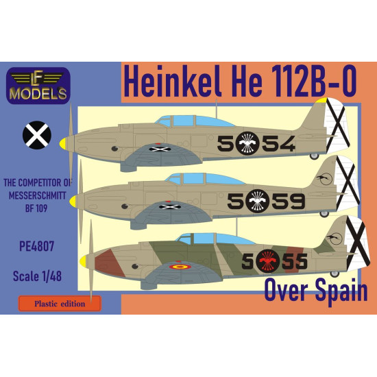 LF Models PE4807 1/48 Heinkel He 112B-0 over Spain LF Models PE4807 1/48 Heinkel He 112B-0 over Spain