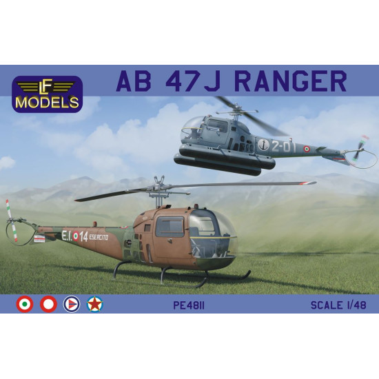 LF Models PE4811 1/48 AB 47J Ranger (Italian Navy, Army, Yugo., Danmark, Norway AF)