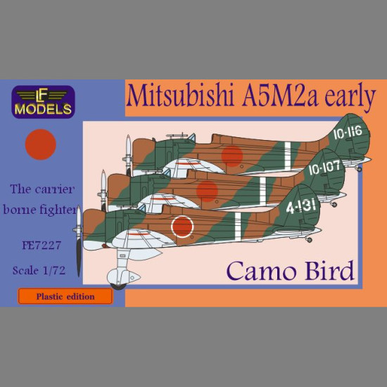 LF Models PE7227 1/72 Mitsubishi A5M2a early Claude Camo Bird
