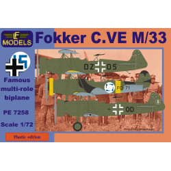 LF Models PE7258 1/72 Fokker CV.E M/33 (2x Luftwaffe, 1x Finland)