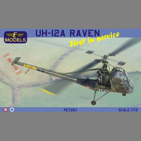LF Models PE7267 1/72 UH-12A Raven First in service (2x France, 2x Israel)
