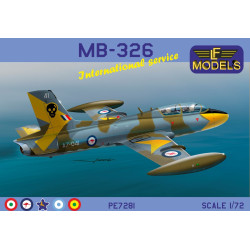 LF Models PE7281 1/72 MB-326 International service (1xAustralia, 1x Italia, 1xGhana, 1xSAAF, 1x Argentina)
