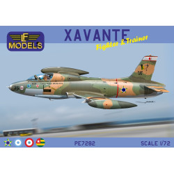 LF Models PE7282 1/72 Xavante Fighter & Trainer (2xBrazil, 1x Paraguay, 1x Togo,1x Argentina)