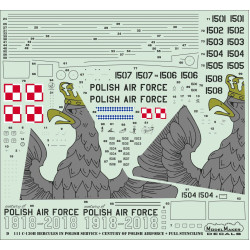 ModelMaker 1/144 D144111 C-130 Hercules in Polish service Decal full stenciling