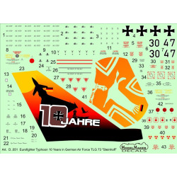 ModelMaker 1/32 D32051 Eurofighter Typhoon German AF TLG 73 Steinhoff Decal