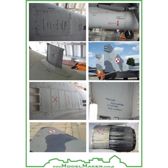 ModelMaker 1/32 D32091 MiG-29 Polish stencils Aircraft Decal