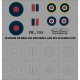 ModelMaker 1/32 IM32704 Hawker Hurricane Roundels Fin Flashes LATE-EARLY Mask ModelMaker 1/32 IM32704 Hawker Hurricane Roundels Fin Flashes LATE-EARLY Mask