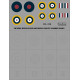 ModelMaker 1/32 IM72706 Vickers Wellington Roundels and Fin Flashes EARLY Mask ModelMaker 1/32 IM72706 Vickers Wellington Roundels and Fin Flashes EARLY Mask