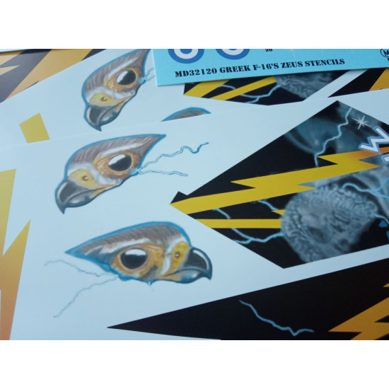 ModelMaker 1/32 MD32120 GREEK F-16C block 52 ZEUS DEMO TEAM 2015 decal + masks