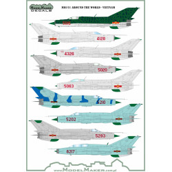 ModelMaker 1/32 MD32123 MiG-21 Around The World - Vietnam Aircraft Mask