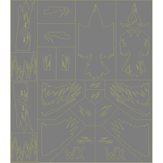 ModelMaker 1/32 MD32138 Polish F-16C RAVEN 100th Anniversary of Polish AF masks