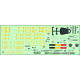 ModelMaker 1/32 MD32179 Belgian F-16 THE X TIGER decals +masks set Aircraft Mask ModelMaker 1/32 MD32179 Belgian F-16 THE X TIGER decals +masks set Aircraft Mask