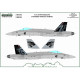ModelMaker 1/32 MD32207 F/A-18 Switzerland Panthers special scheme mask set Mask ModelMaker 1/32 MD32207 F/A-18 Switzerland Panthers special scheme mask set Mask
