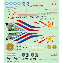 ModelMaker 1/48 D48084 Argentine Mirage Farewell Aircraft Decal