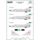 ModelMaker 1/48 D48107 MiG-21 Around The World Aircraft Decal ModelMaker 1/48 D48107 MiG-21 Around The World Aircraft Decal
