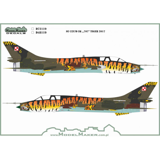 ModelMaker 1/48 D48119 Su-22UM-3K „707