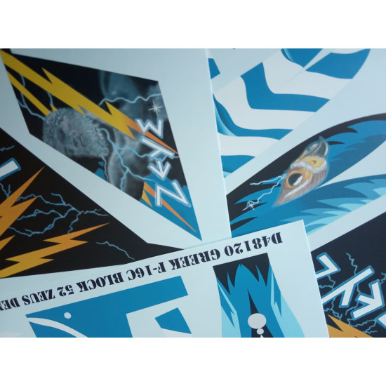 ModelMaker 1/48 D48120 Greek F-16C block 52 ZEUS decal+resin CFT +paraschute