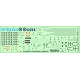 ModelMaker 1/48 D48125 Greek F-16’s stencils and insignias Aircraft Decal ModelMaker 1/48 D48125 Greek F-16’s stencils and insignias Aircraft Decal