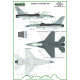 ModelMaker 1/48 D48174 Belgian f-16 insignia +stencils set Aircraft Decal ModelMaker 1/48 D48174 Belgian f-16 insignia +stencils set Aircraft Decal