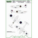 ModelMaker 1/48 IM48702 Supermarine Spitfire roundels and fin flashes LATE Mask