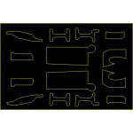 ModelMaker 1/72 CV72001 f-16a/b/c/d strengthening plates - vinyl Aircraft Decal