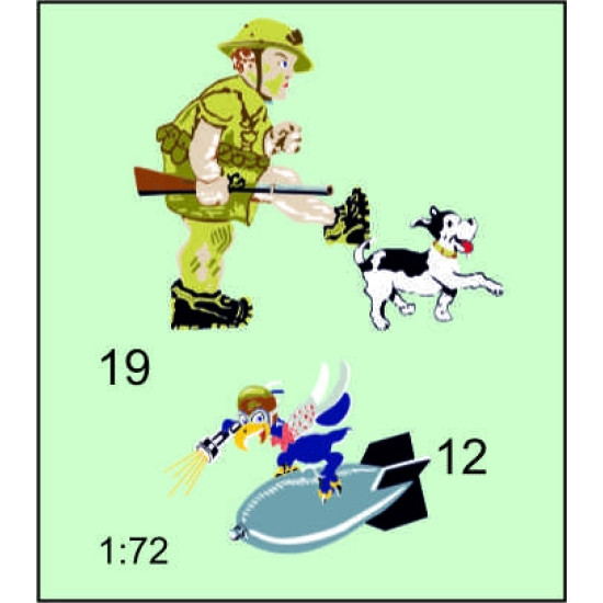 ModelMaker 1/72 D72032A Polish Liberators vol.1 Aircraft Decal ModelMaker 1/72 D72032A Polish Liberators vol.1 Aircraft Decal