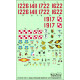 ModelMaker 1/72 D72039 TS-11 Iskra vol.3 NAVY Regiments Aircraft Decal ModelMaker 1/72 D72039 TS-11 Iskra vol.3 NAVY Regiments Aircraft Decal