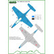 ModelMaker 1/72 D72039 TS-11 Iskra vol.3 NAVY Regiments Aircraft Decal ModelMaker 1/72 D72039 TS-11 Iskra vol.3 NAVY Regiments Aircraft Decal