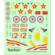 ModelMaker 1/72 D72044 Asian Fulcrums part 1 Malaysia, Kazakhstan Aircraft Decal ModelMaker 1/72 D72044 Asian Fulcrums part 1 Malaysia, Kazakhstan Aircraft Decal