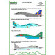 ModelMaker 1/72 D72044 Asian Fulcrums part 1 Malaysia, Kazakhstan Aircraft Decal ModelMaker 1/72 D72044 Asian Fulcrums part 1 Malaysia, Kazakhstan Aircraft Decal