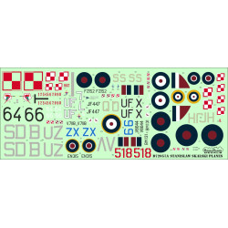 ModelMaker 1/72 D72057A Stanislaw Skalski planes Aircraft Decal