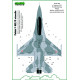ModelMaker 1/72 D72073 Polish F-16C/D Stencils Aircraft Decal