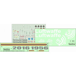 ModelMaker 1/72 D72080A Eurofighter Typhoon 60 Years Luftwaffe TLG 74 Decal