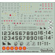 ModelMaker 1/72 D72112 SpanishTyphoons - stencils and insignias Aircraft Decal ModelMaker 1/72 D72112 SpanishTyphoons - stencils and insignias Aircraft Decal