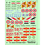 ModelMaker 1/72 D72122 Asian Fitters Part I Aircraft Decal