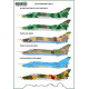 ModelMaker 1/72 D72122 Asian Fitters Part I Aircraft Decal