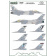 ModelMaker 1/72 D72137 Hellenic Air Force F-16's Squadrons Aircraft Decal