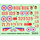 ModelMaker 1/72 D72148 Modern Jet Power Aircraft Decal ModelMaker 1/72 D72148 Modern Jet Power Aircraft Decal