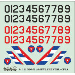 ModelMaker 1/72 D72161 MiG-21 Around the World Aircraft Decal