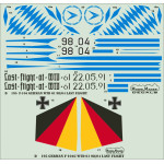 ModelMaker 1/72 D72195 German F-104 WTD 61 98/04 Last Flight Aircraft Decal