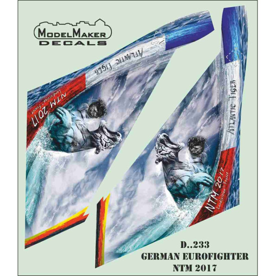 ModelMaker 1/72 D72233 German Eurofighter NATO Tiger Meet 2017 Aircraft Decal ModelMaker 1/72 D72233 German Eurofighter NATO Tiger Meet 2017 Aircraft Decal