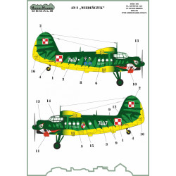 ModelMaker 1/72 MD72115 An-2 Wiedeńczyk Aircraft Mask